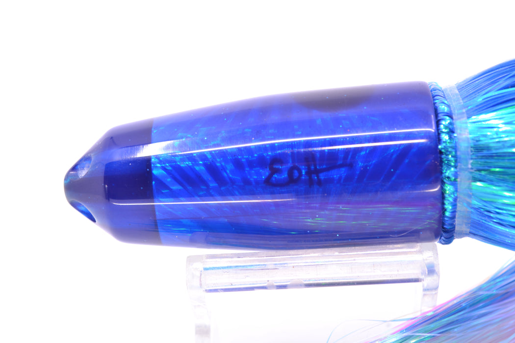 Marlin Magic Blue Starburst 4-Hole Baby Blue Jet 9" 8.7oz Strobez Royal Blue-White/Pink