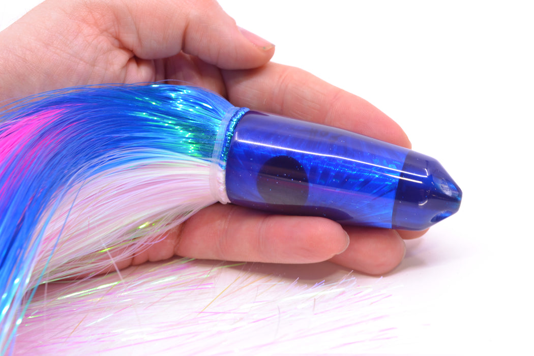 Marlin Magic Blue Starburst 4-Hole Baby Blue Jet 9" 8.7oz Strobez Royal Blue-White/Pink