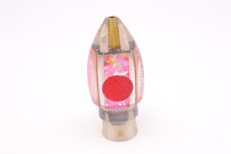 Marlin Magic Lures Pink Awabi Shell Red Eyes Jumbo Jetted Teardrop AP Bullet 9" 4.4oz