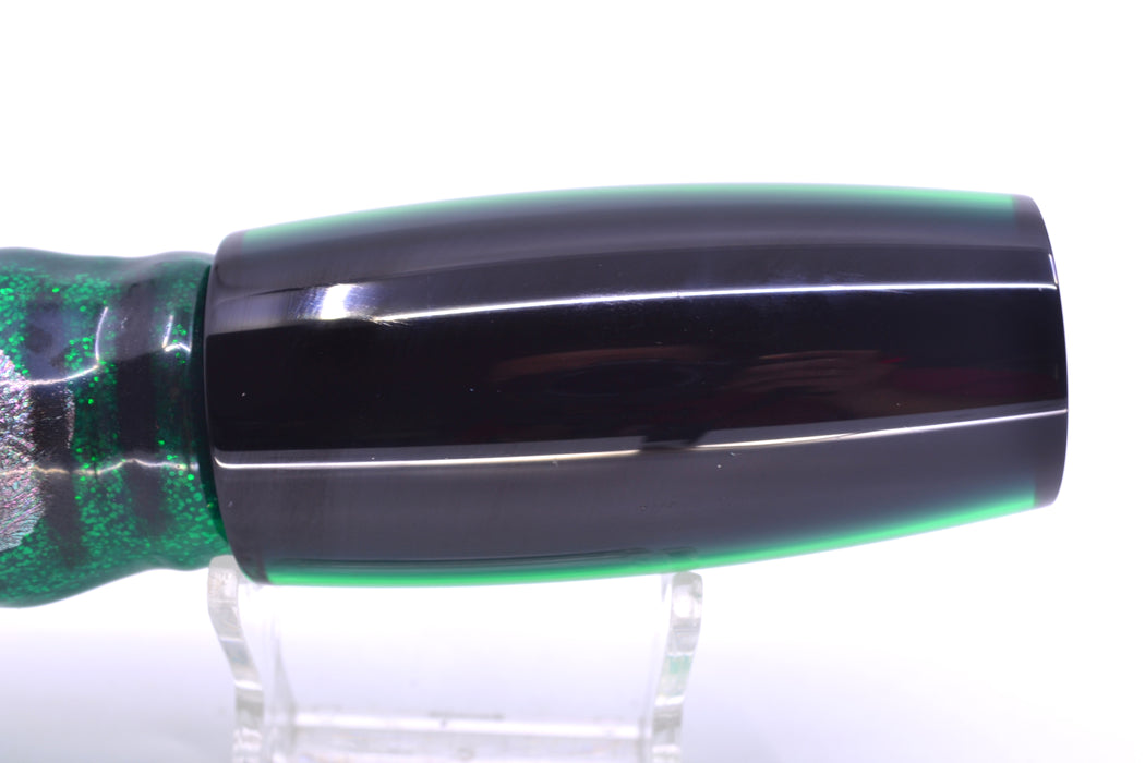Moyes Lures Green MOP Black Back Large Shotgun 12" 7.8oz Skirted Green Aurora GZE