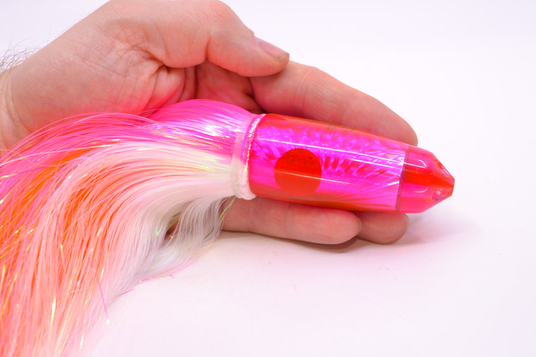Marlin Magic Pink Starburst 4-Hole Baby Blue Jet 9" 8.7oz Strobez Pink-White/Orange