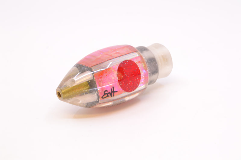 Marlin Magic Lures Pink Awabi Shell Red Eyes Jumbo Jetted Teardrop AP Bullet 9" 4.4oz