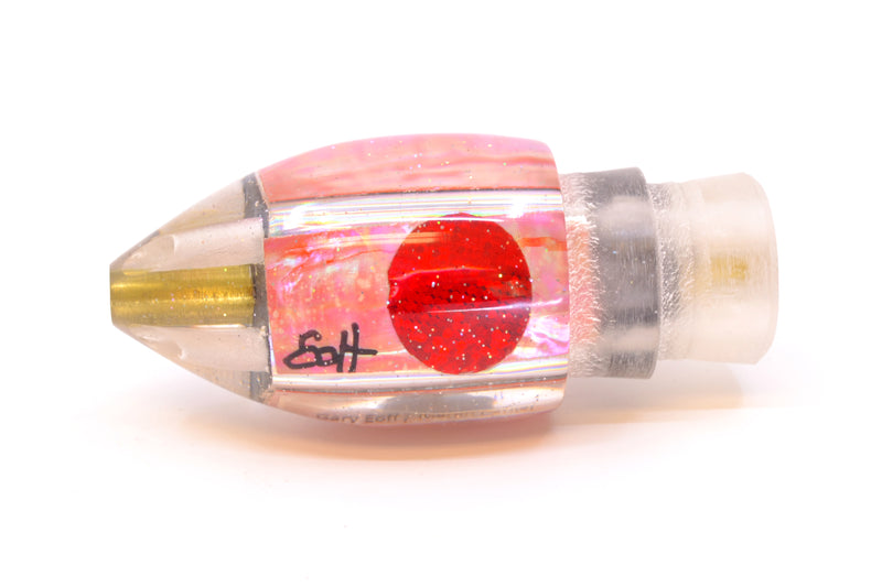 Marlin Magic Lures Pink Awabi Shell Red Eyes Jumbo Jetted Teardrop AP Bullet 9" 4.4oz