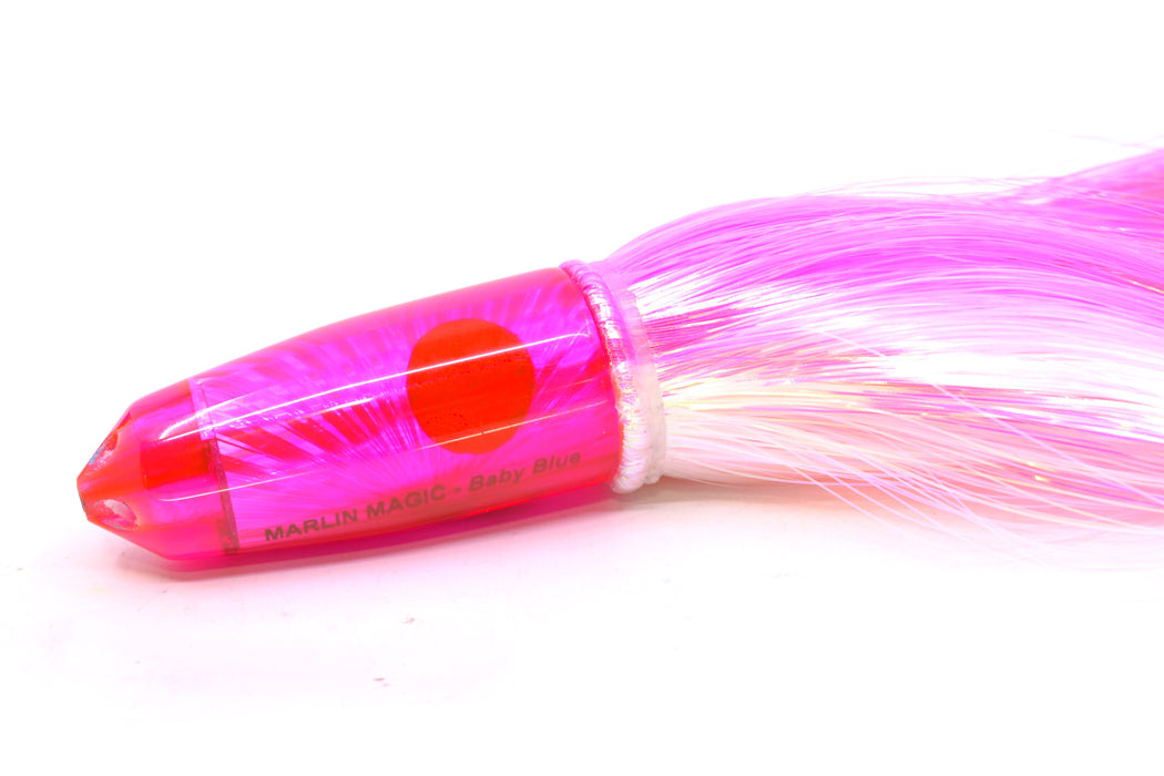 Marlin Magic Pink Starburst 4-Hole Baby Blue Jet 9" 8.7oz Strobez Pink-White/Orange