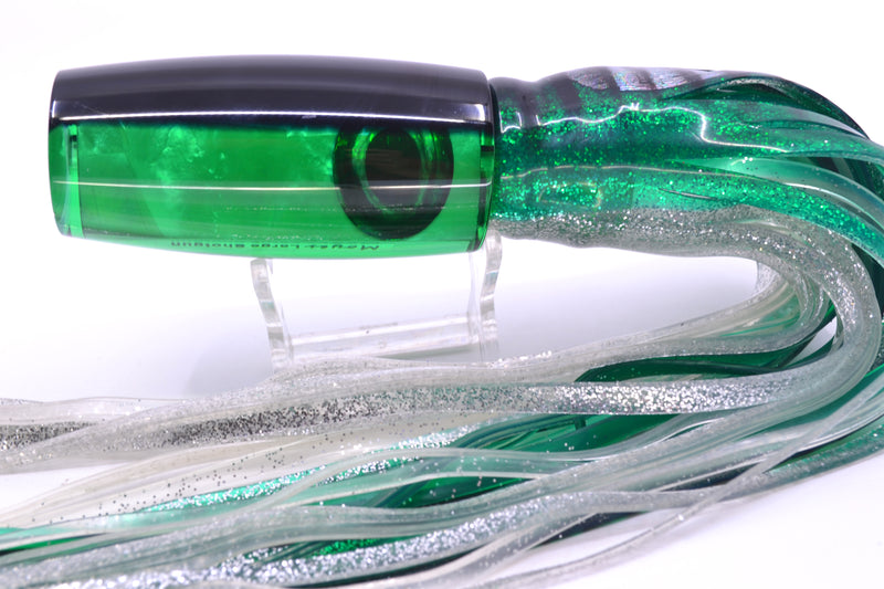 Moyes Lures Green MOP Black Back Large Shotgun 12" 7.8oz Skirted Green Aurora