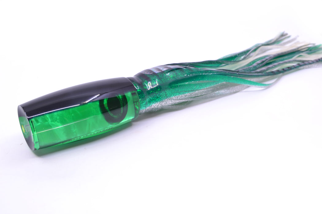 Moyes Lures Green MOP Black Back Large Shotgun 12" 7.8oz Skirted Green Aurora GZE