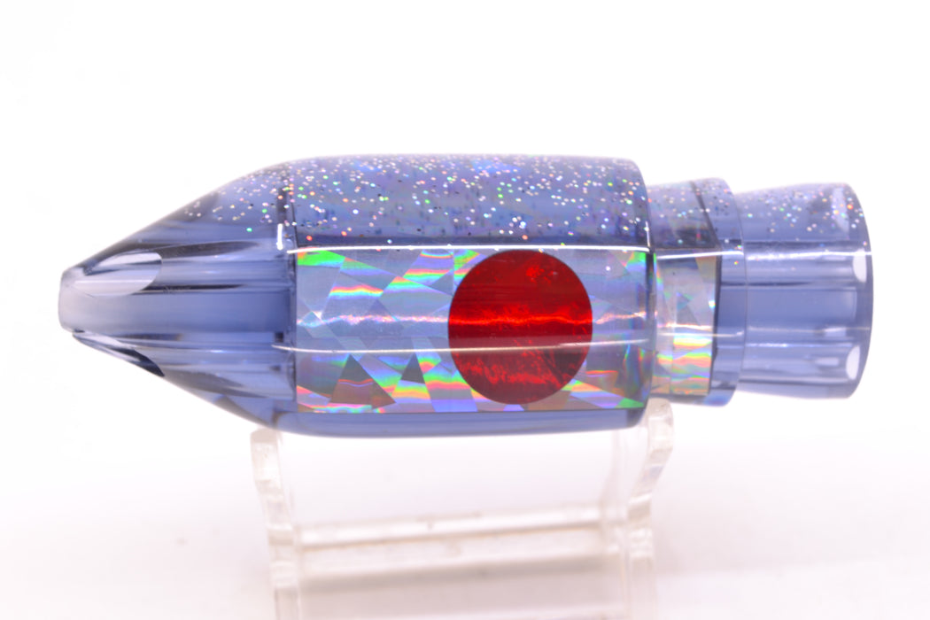 TANTRUM Lures Charcoal Rainbow Silver Glitter Back Medium JetPack Bullet 9" 4.7oz