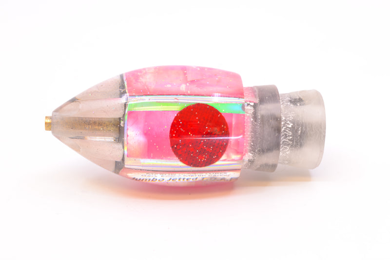 Marlin Magic Lures Pink MOP Red Eyes Jumbo Jetted Teardrop AP Bullet 9" 4.4oz