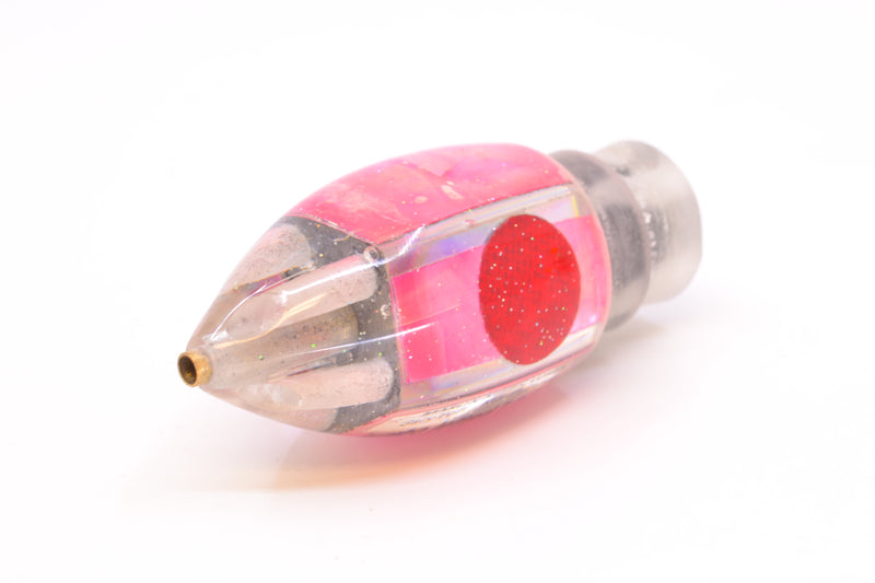 Marlin Magic Lures Pink MOP Red Eyes Jumbo Jetted Teardrop AP Bullet 9" 4.4oz