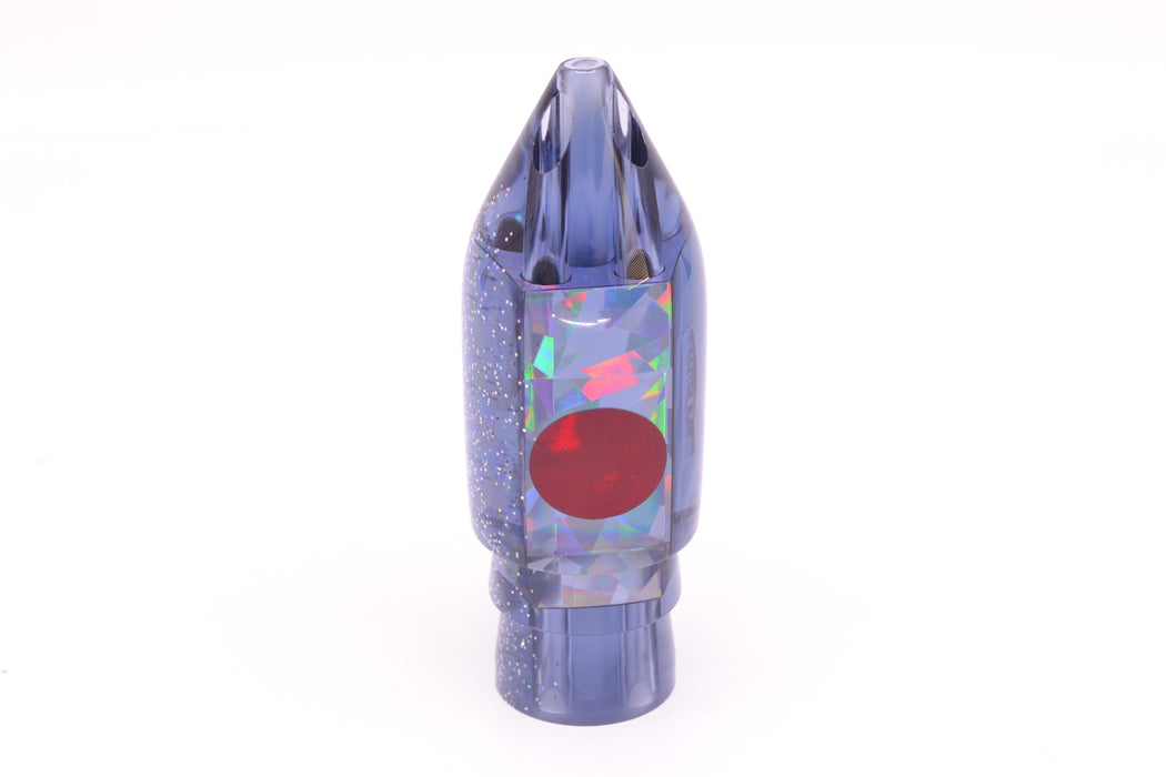 TANTRUM Lures Charcoal Rainbow Silver Glitter Back Medium JetPack Bullet 9" 4.7oz