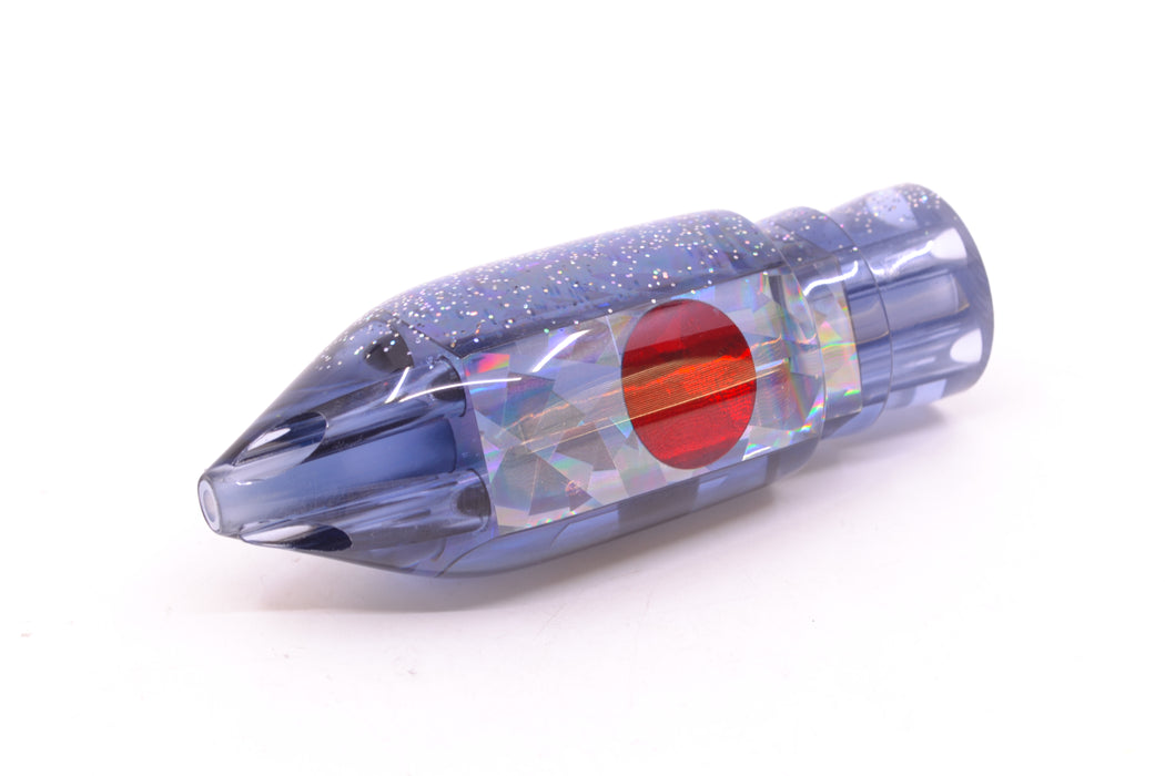 TANTRUM Lures Charcoal Rainbow Silver Glitter Back Medium JetPack Bullet 9" 4.7oz