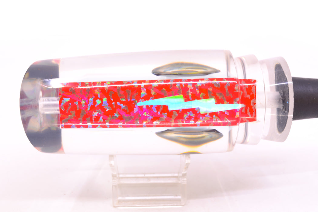 Aloha Lures Clear Mirrored Pink-Silver Back SuperSmash Bait 16" 14.6oz