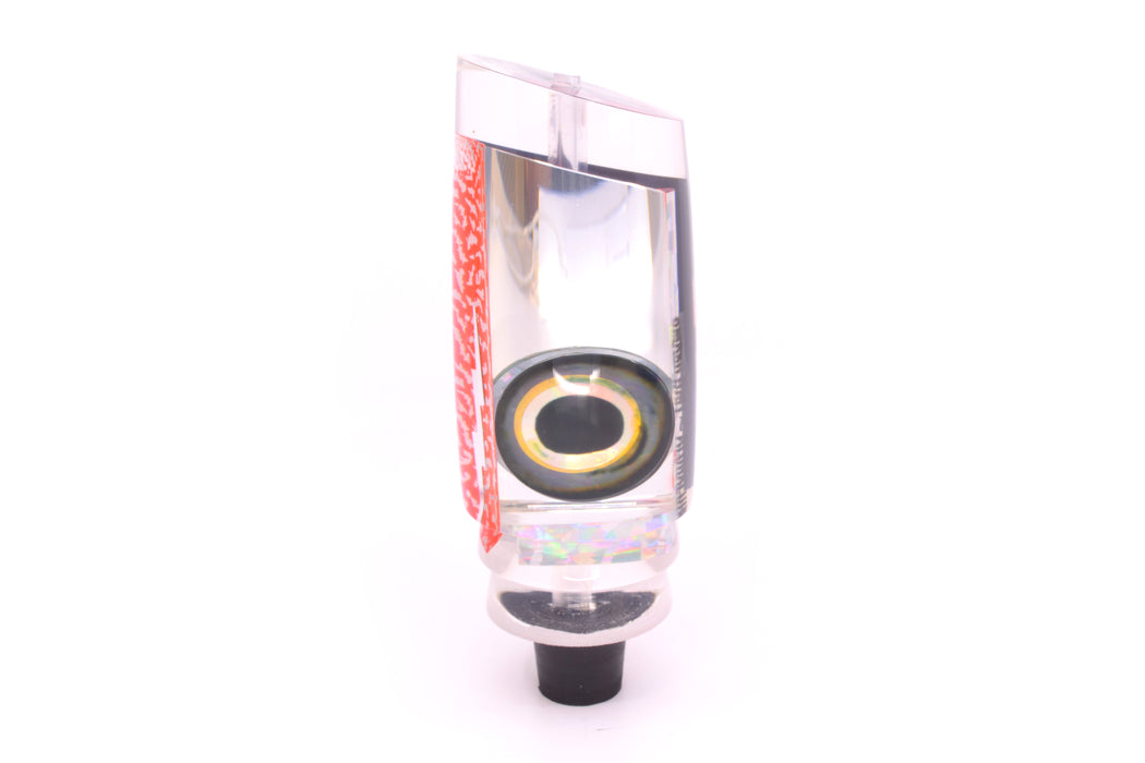 Aloha Lures Clear Mirrored Pink-Silver Back SuperSmash Bait 16" 14.6oz