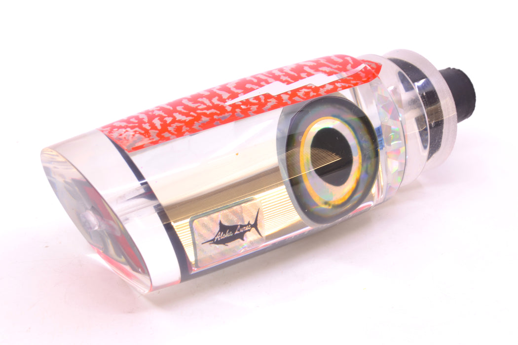 Aloha Lures Clear Mirrored Pink-Silver Back SuperSmash Bait 16" 14.6oz