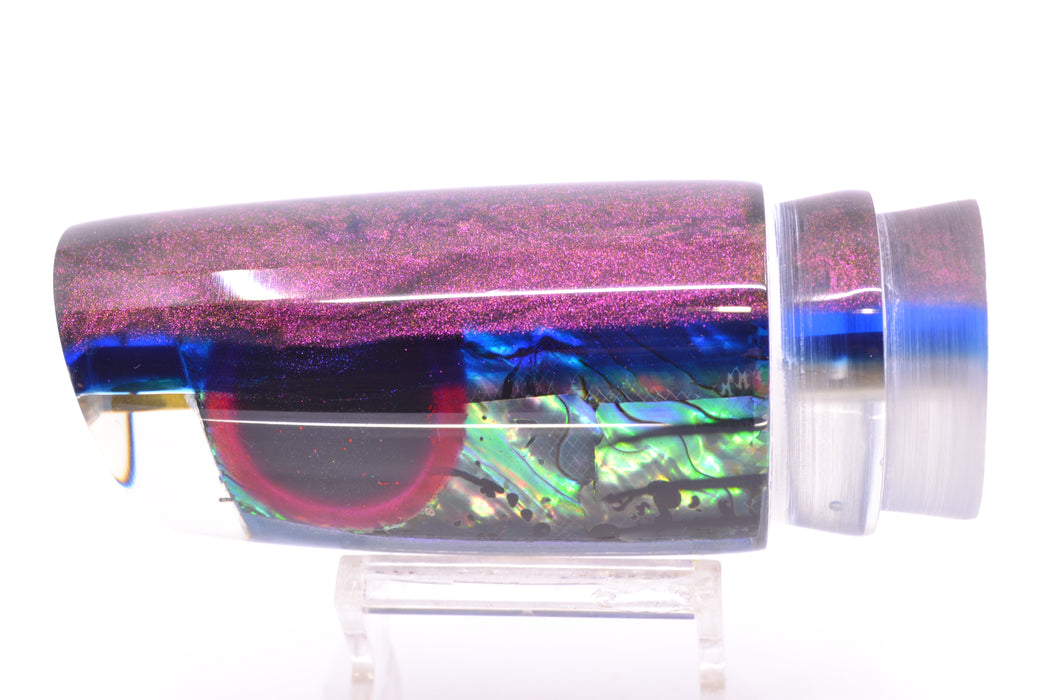 Ali'i Kai Lures "Skipjack" Blue-Purple Abalone Purple-Blue Back Nifty 50 14" 6.5oz