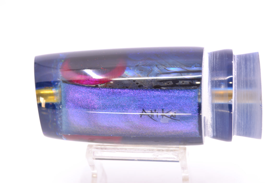 Ali'i Kai Lures "Skipjack" Blue-Purple Abalone Purple-Blue Back Nifty 50 14" 6.5oz