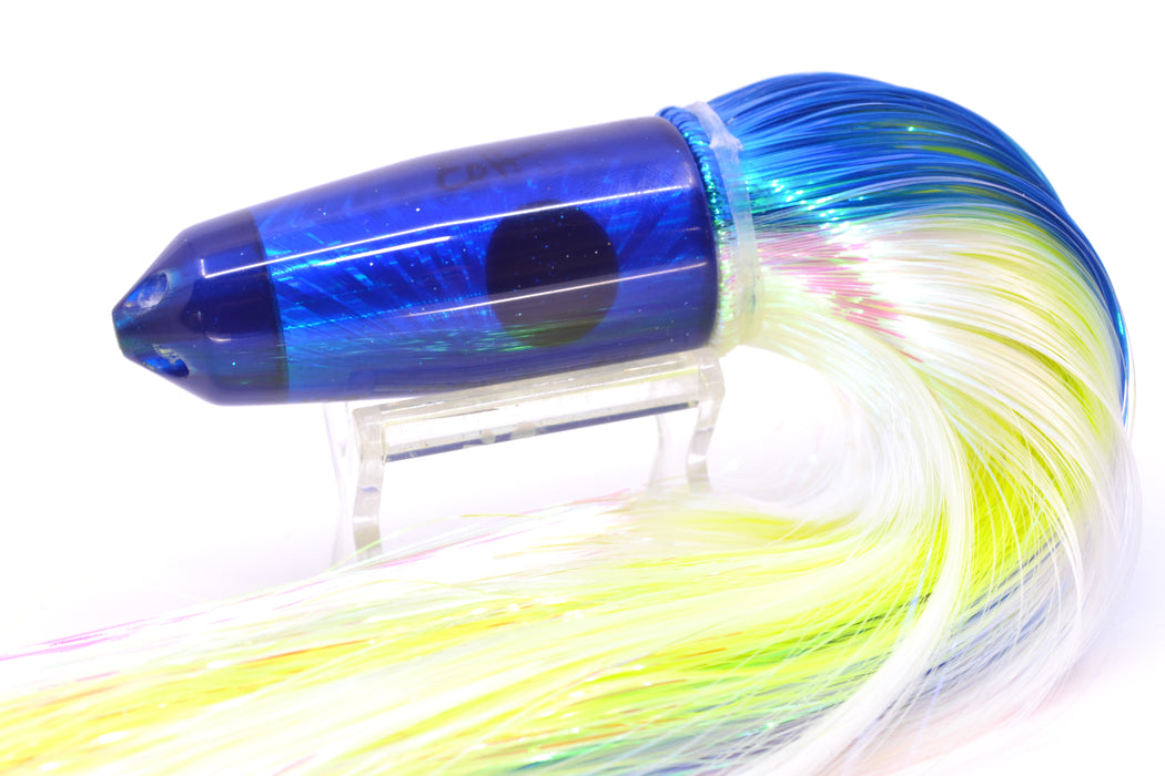Marlin Magic Blue Starburst 4-Hole Baby Blue Jet 9" 8.7oz Strobez Royal Blue-White/Chartreuse
