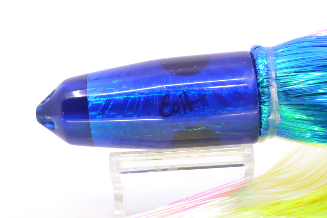 Marlin Magic Blue Starburst 4-Hole Baby Blue Jet 9" 8.7oz Strobez Royal Blue-White/Chartreuse