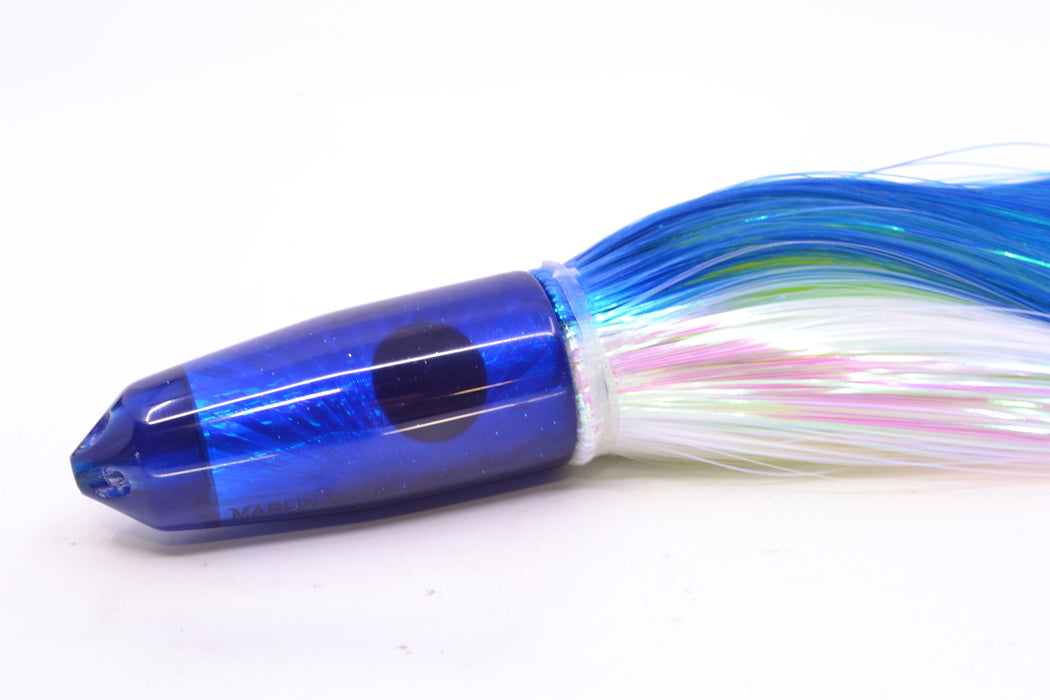 Marlin Magic Blue Starburst 4-Hole Baby Blue Jet 9" 8.7oz Strobez Royal Blue-White/Chartreuse