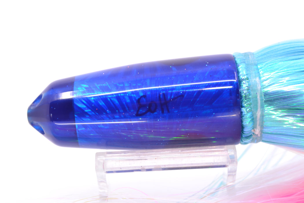 Marlin Magic Blue Starburst Red Eyes 4-Hole Baby Blue Jet 9" 8.7oz Strobez Ice Blue-White