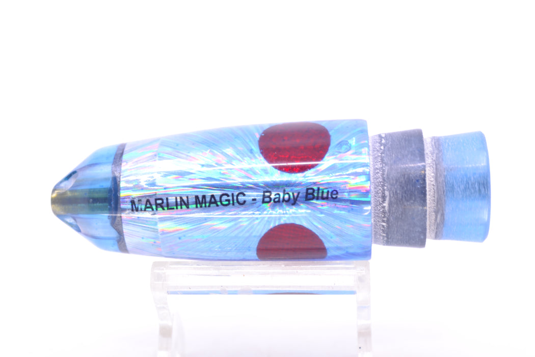 Marlin Magic Lures Ice Blue Starburst Baby Blue Jet 9" 7oz
