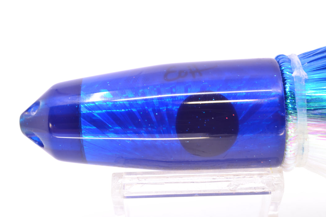 Marlin Magic Blue Starburst 4-Hole Baby Blue Jet 9" 8.7oz Strobez Royal Blue-White/Chartreuse