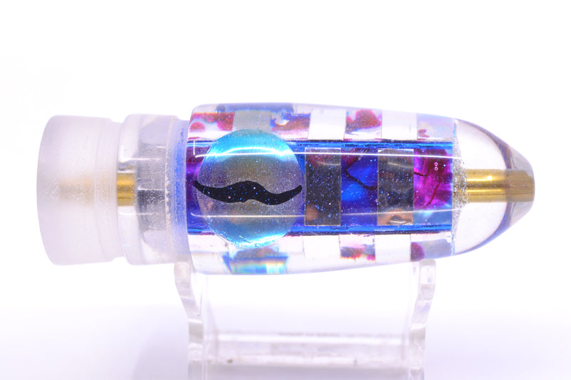 Ganku Lures Silver-MOP Striped Cuttlefish Long Bullet 9" 5.5oz