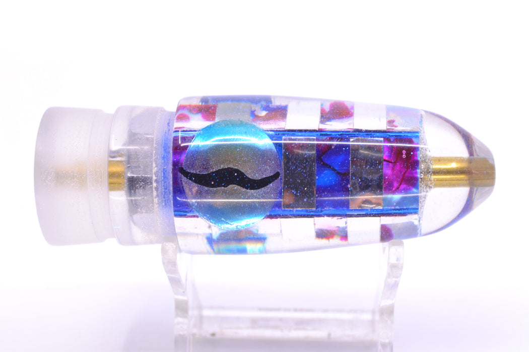 Ganku Lures Silver-MOP Striped Cuttlefish Long Bullet 9" 5.5oz GZE