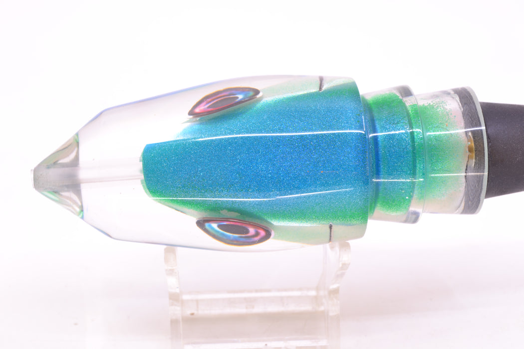 Aloha Lures Strawberry Pearl Blue-Green Back "Scared $#!Tless" Deep Six 12" 7.8oz