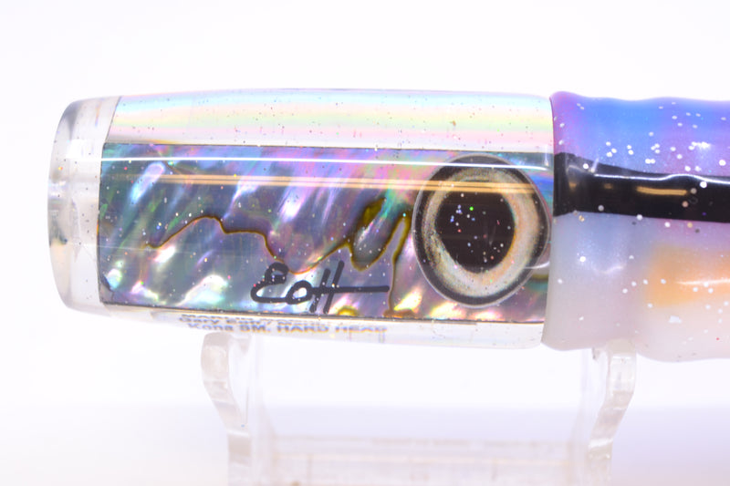 Marlin Magic Blue-Purple Abalone Taxi Eyes Small Hard Head 9" 3.3oz Skirted Gay Bob