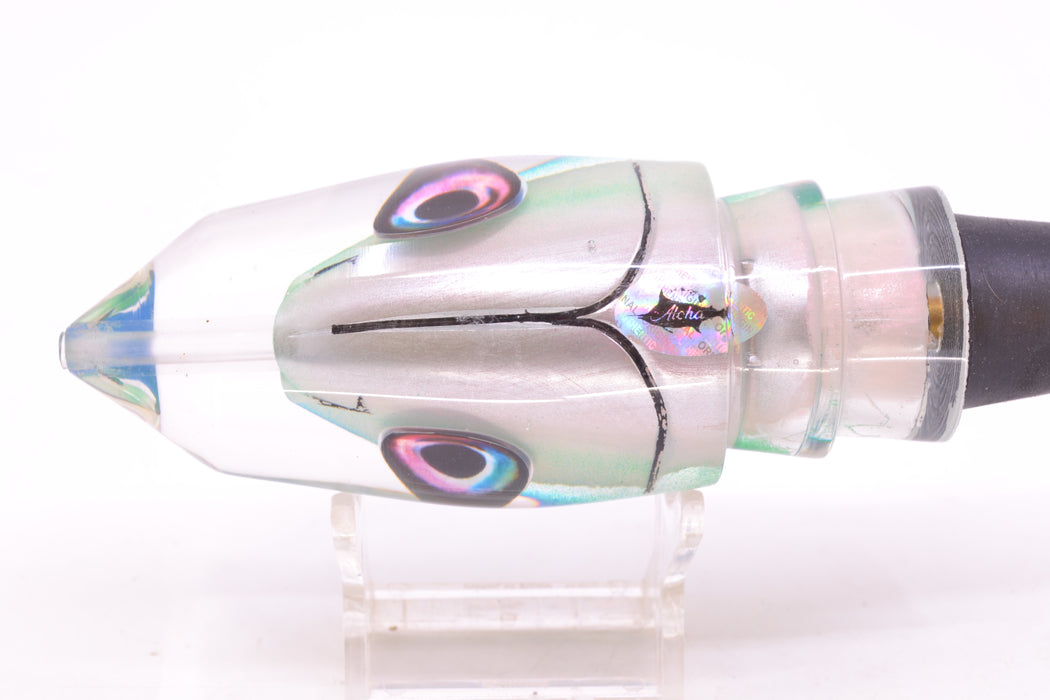 Aloha Lures Strawberry Pearl Blue-Green Back "Scared $#!Tless" Deep Six 12" 7.8oz
