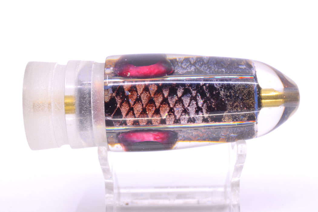 Ganku Lures Snake Skin Black-Red Eyes Long Bullet 9" 5.5oz GZE