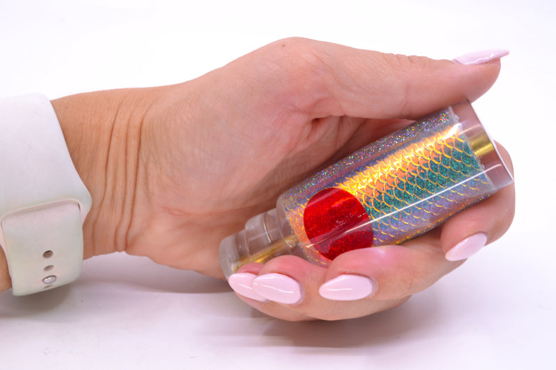 Koya Lures Ice Rainbow Scale Silver Glitter Pearl Red Eyes Hard Head 9" 2oz