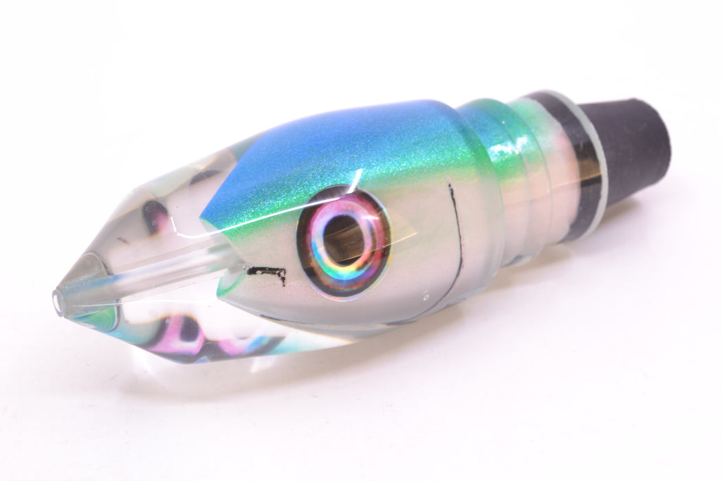 Aloha Lures Strawberry Pearl Blue-Green Back "Scared $#!Tless" Deep Six 12" 7.8oz