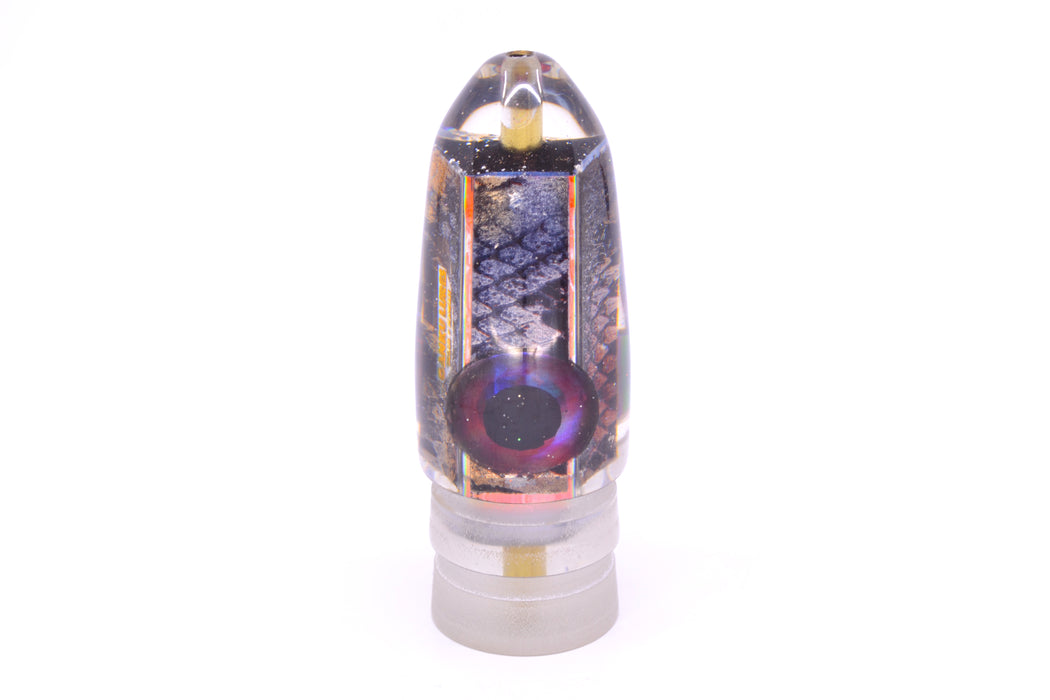 Ganku Lures Snake Skin Black-Red Eyes Long Bullet 9" 5.5oz GZE