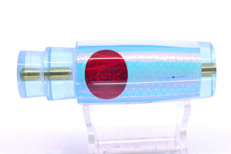 Koya Lures Ice Blue Rainbow Scale White Pearl Red Eyes Hard Head 9" 2oz