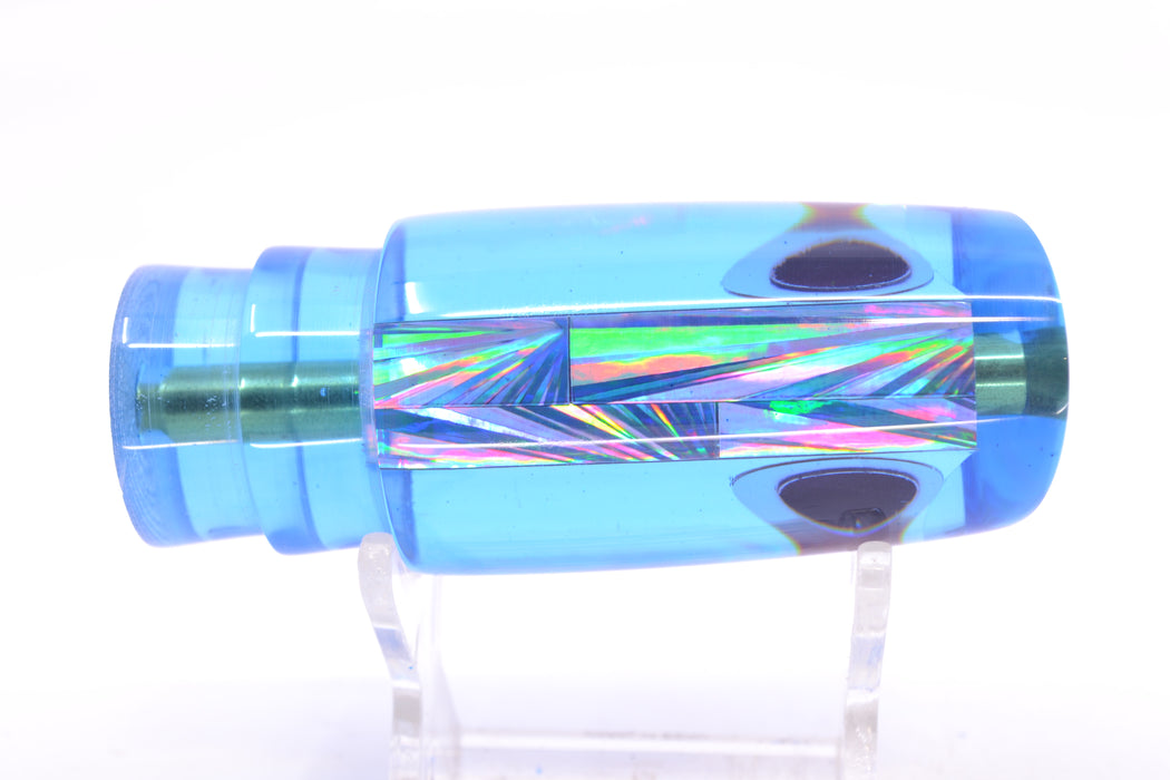 Koya Lures Ice Blue Rainbow Starburst Black-Red Eyes JP Small Lunger 10" 3.5oz