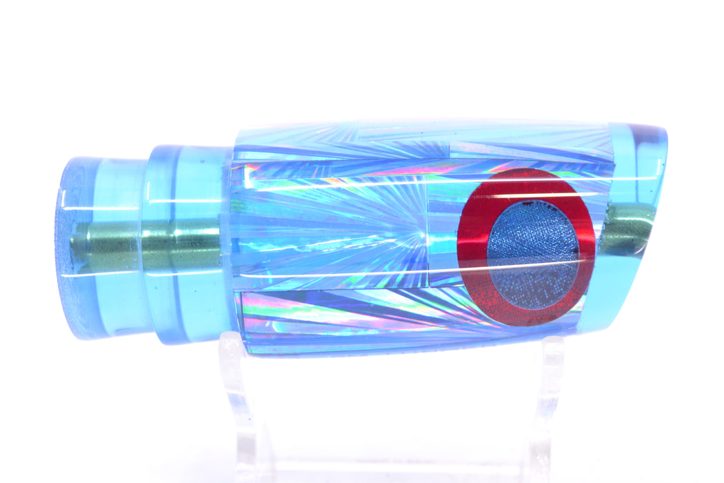 Koya Lures Ice Blue Rainbow Starburst Black-Red Eyes JP Small Lunger 10" 3.5oz