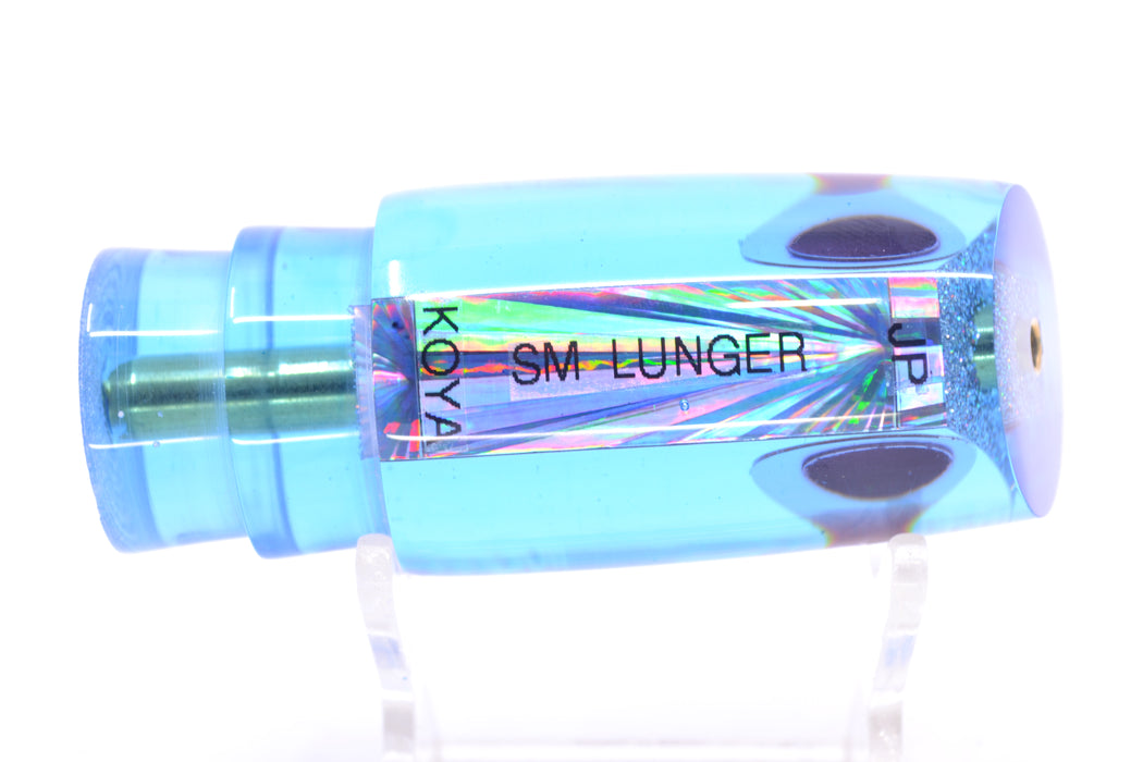 Koya Lures Ice Blue Rainbow Starburst Black-Red Eyes JP Small Lunger 10" 3.5oz