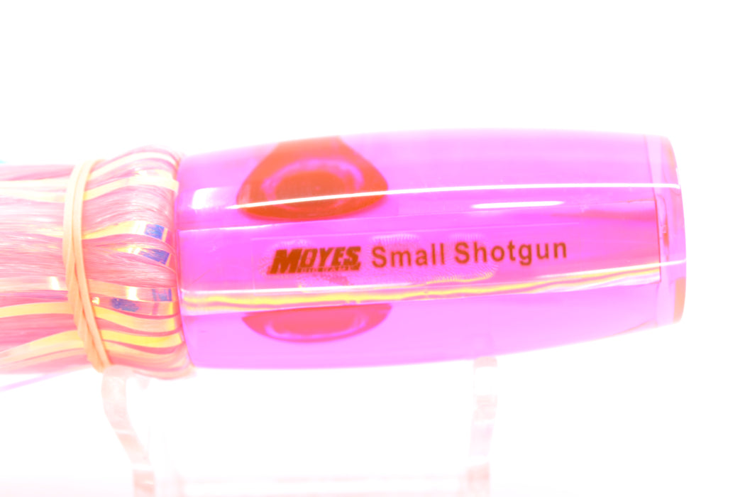 Moyes Lures Pink MOP Taxi Eyes Small Shotgun 9" 2.5oz Skirted Mixed Pink-White Hair