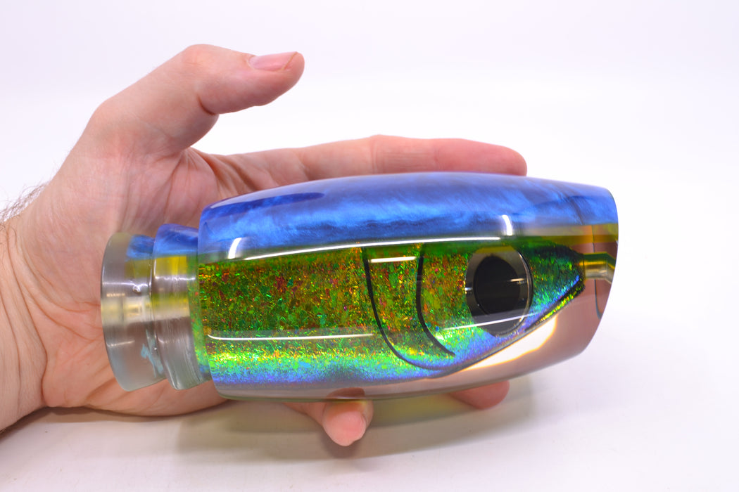 Joe Yee by KEGZ-Niiyama Collab Green-Blue-Gold Fish Head Pee Wee 16" 18oz