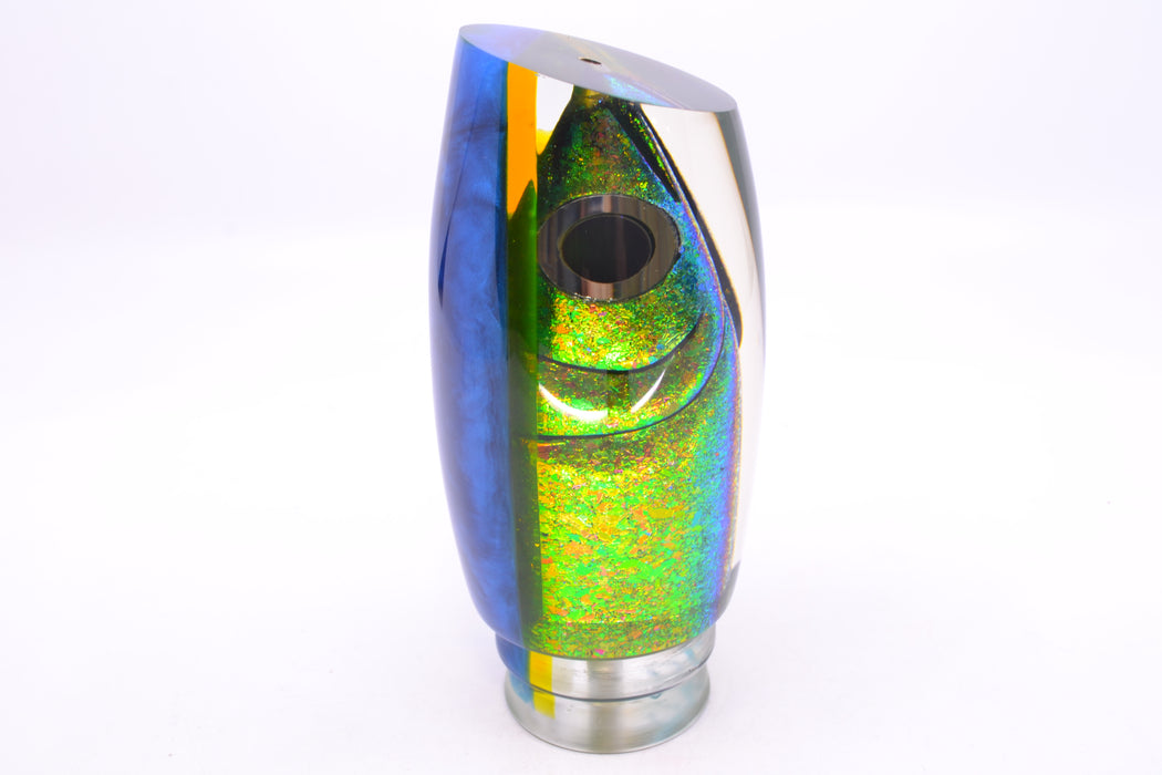 Joe Yee by KEGZ-Niiyama Collab Green-Blue-Gold Fish Head Pee Wee 16" 18oz