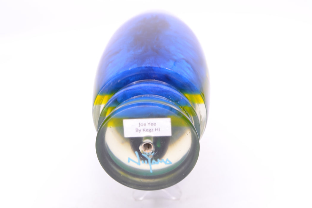 Joe Yee by KEGZ-Niiyama Collab Green-Blue-Gold Fish Head Pee Wee 16" 18oz