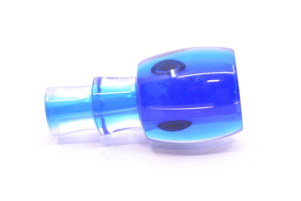 Moyes Lures White MOP Blue Back Taxi Eyes Tang 5" 1oz GZE