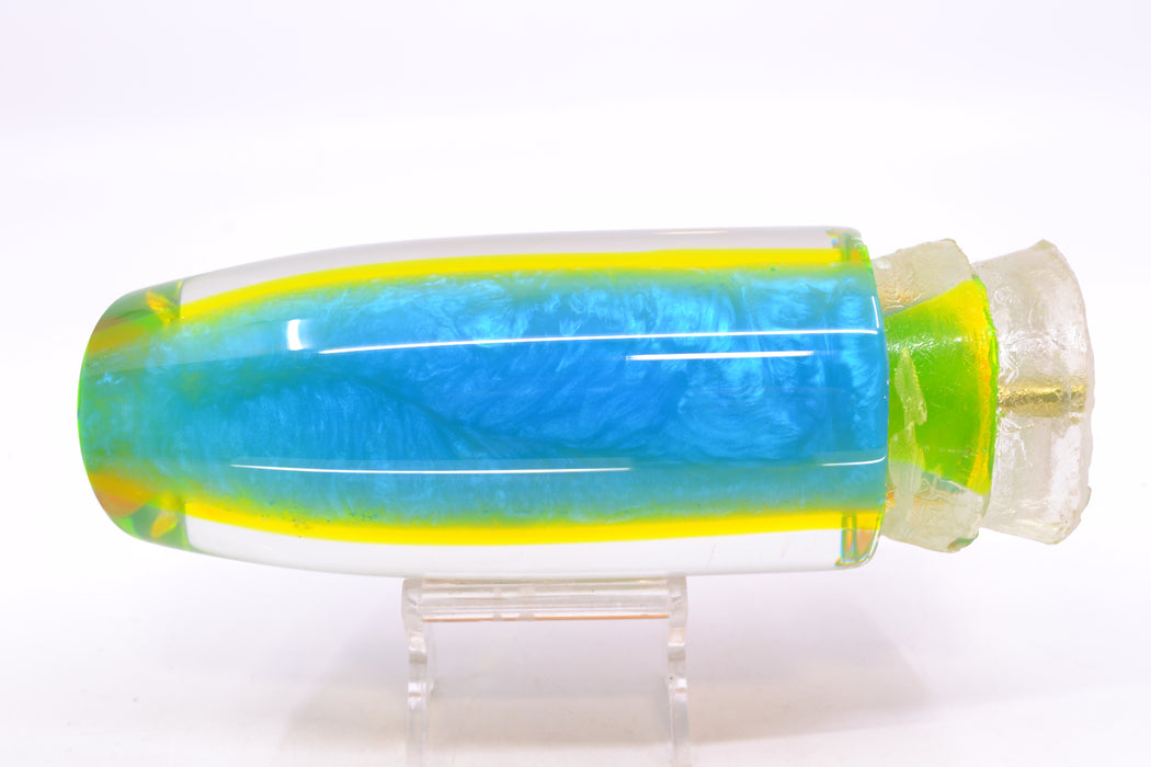 Joe Yee by KEGZ-Niiyama Collab Blue-Green-Orange #2 Fish Head Double Plunger 16" 13oz
