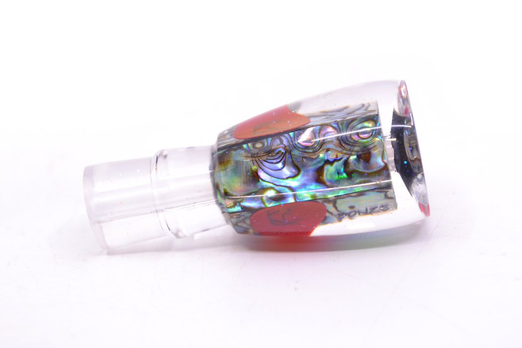 Bonze Lures Paua Shell Red Eyes Bombshell 5" 0.5oz GZE