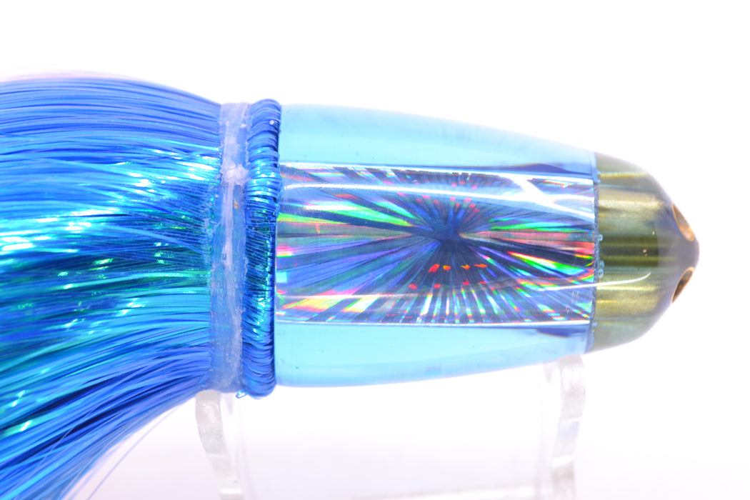 Koya Lures Ice Blue Rainbow Starburst 1/4" Jet Clean Sweep Bullet 10" 7oz Strobez GZE