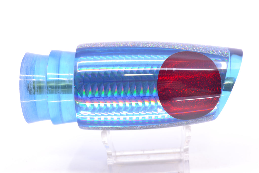 Koya Lures Ice Blue Scale Holographic Pearl Medium Poi Dog 14" 7.5oz