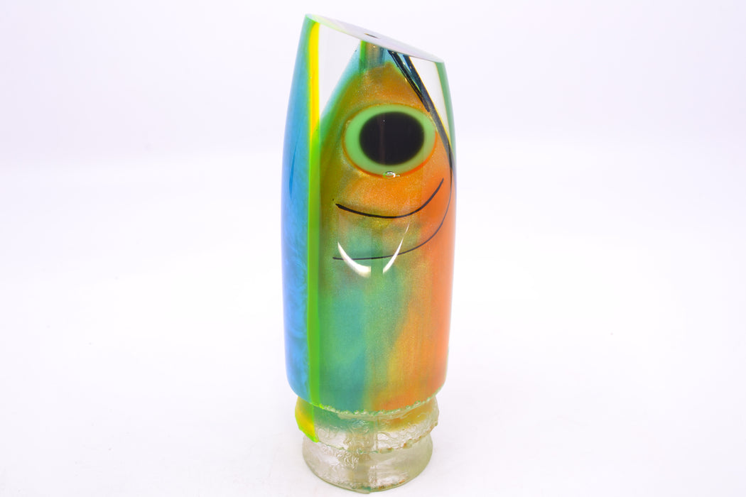 Joe Yee by KEGZ-Niiyama Collab Blue-Green-Orange #2 Fish Head Double Plunger 16" 13oz