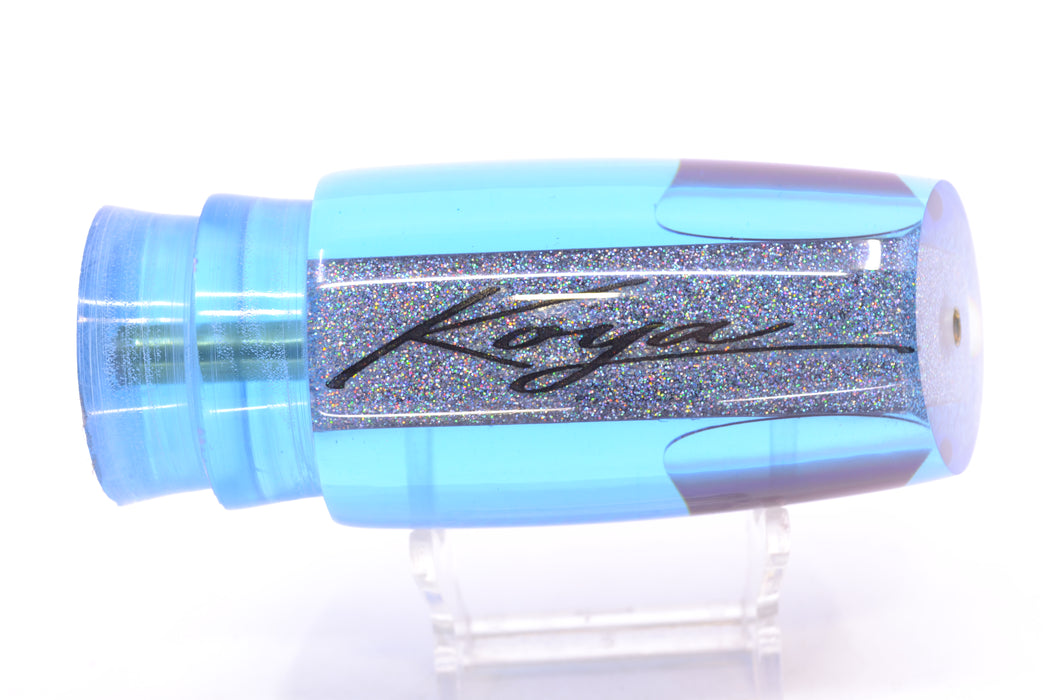 Koya Lures Ice Blue Scale Holographic Pearl Medium Poi Dog 14" 7.5oz